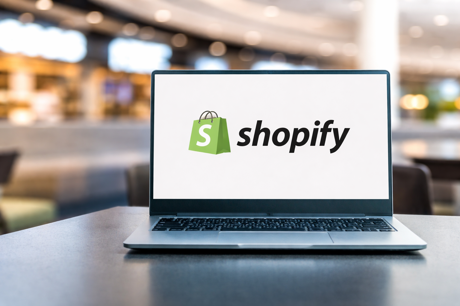 shopify laptop